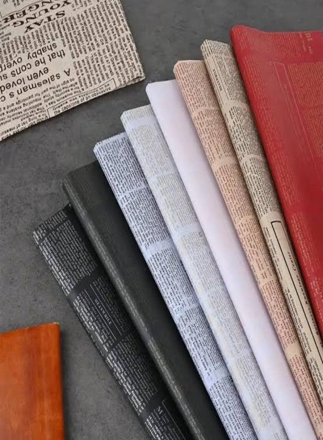 VRB Dec 10pcs Gift Wrapping Paper Sheet/Gift Paper For packing/Gift Papers Sheets/Gift Wrapper/Gift Packing Material Wrapping Paper for Gift Packing Birthday,Anniversary,Diwali,Christmas. (10 Pcs Newspaper Print) - Image 4